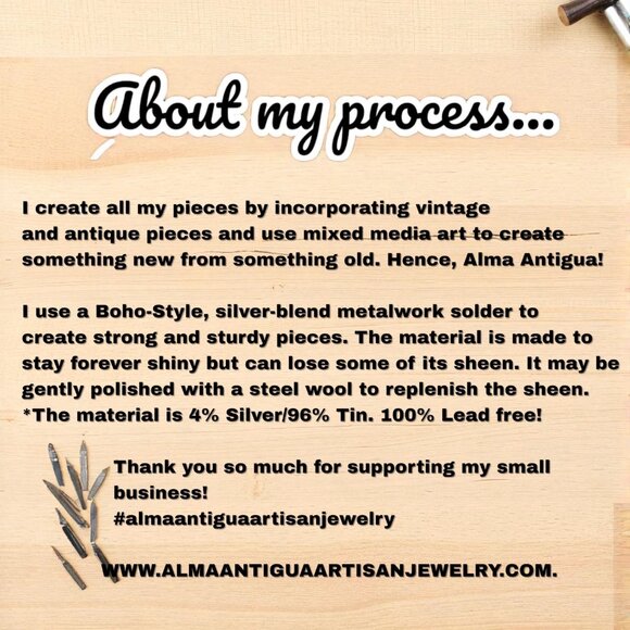 Sea Glass Message in a Bottle Soldered Pendant & VNTG Rosary Crystal Beads - Picture 13 of 17